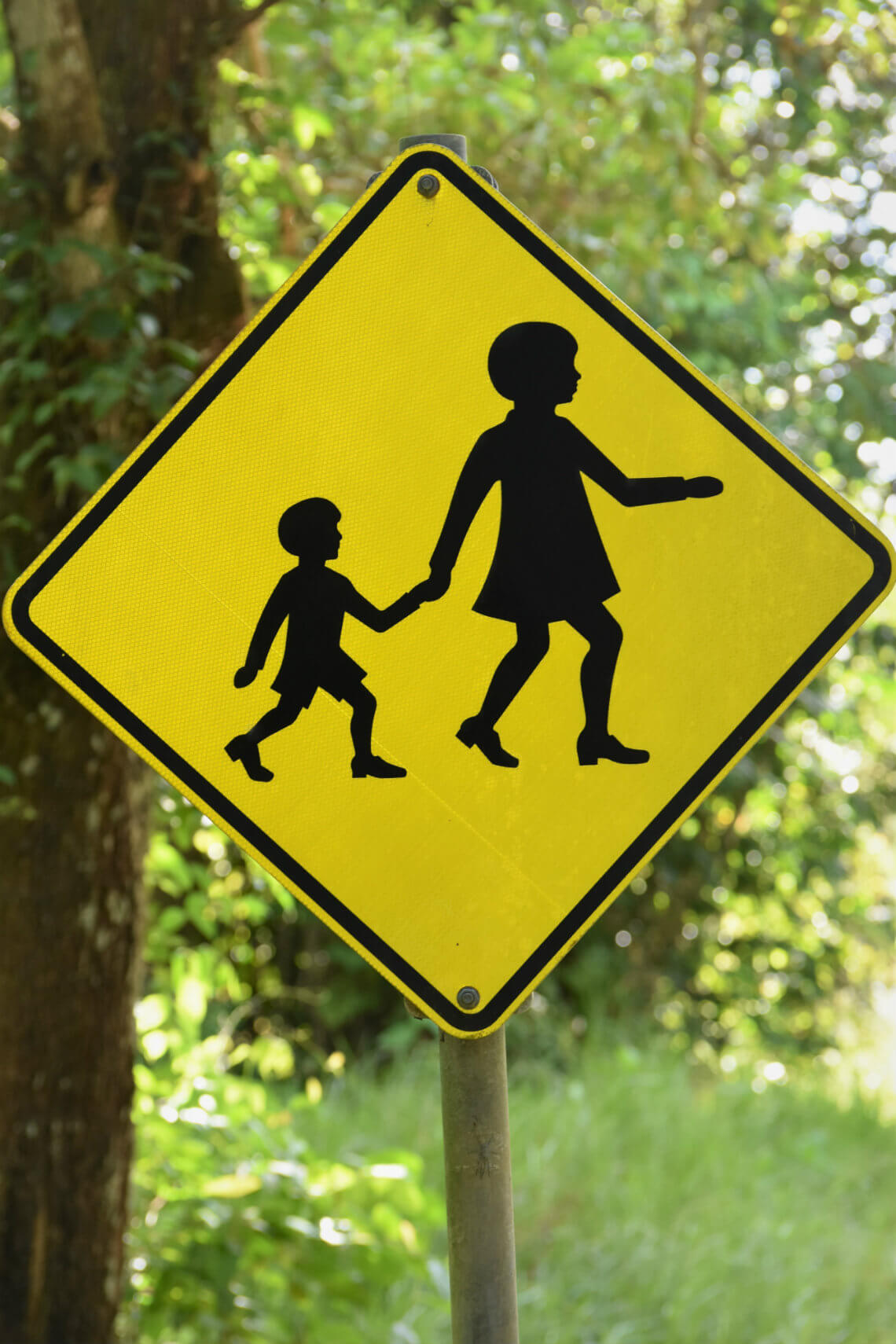 Children Crossing Warning Sign