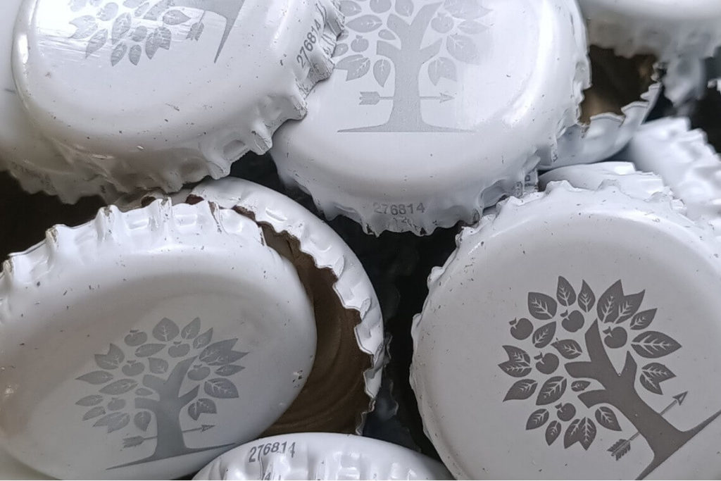 Steel Bottle Caps for Recycling