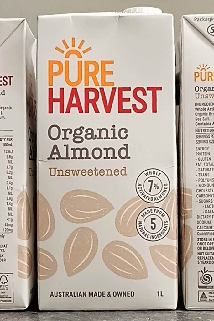 Long-Life Almond Milk Cartons